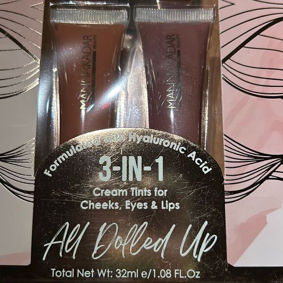 Manna Kadar Beauty 3-IN- 1 Cream Tints for Cheeks, Eyes & Lips. Set of 4. NEW - Picture 4 of 10